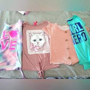 Lot of girl's shirts 4 sizes 7/8 and one size 10